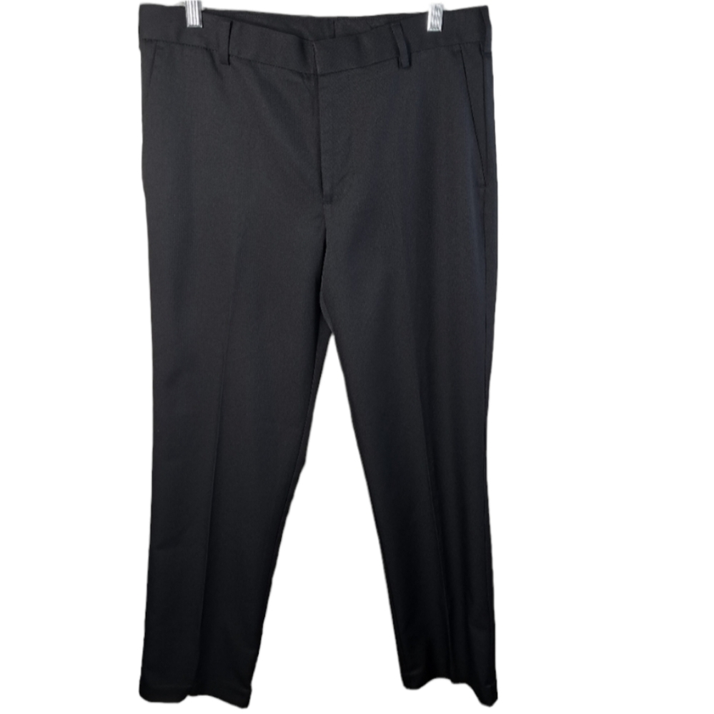 Arrow Men's Black Dress‎ Pants 100% Polyester Size 32×32